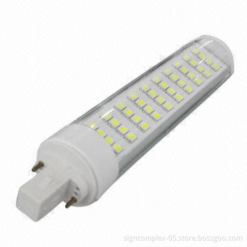 G24 LED Light with 9/9.5W Power Consumption, Energy Consumption, 50% Save Energy